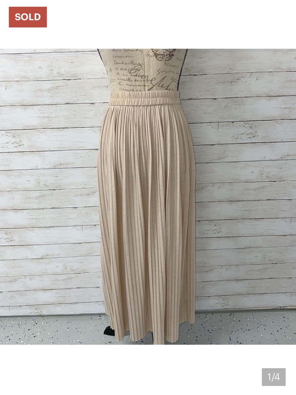 Club Monaco Pleated Maxi Skirt